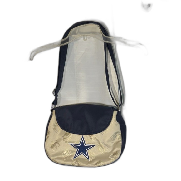 Cowboys NFL Navy and Cream Shoulder Bag nylon - Picture 2 of 9